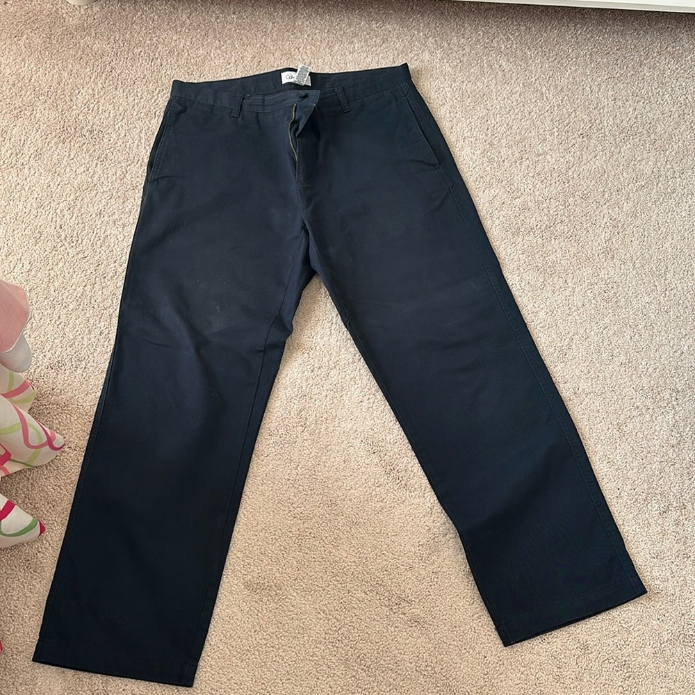 Calvin Klein cotton straight pants 34/30